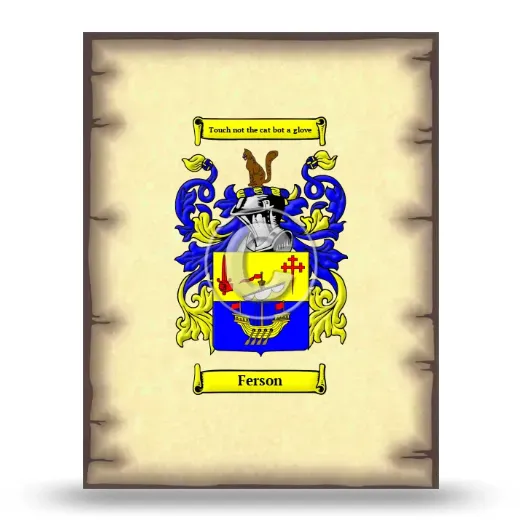 Ferson Coat of Arms Print