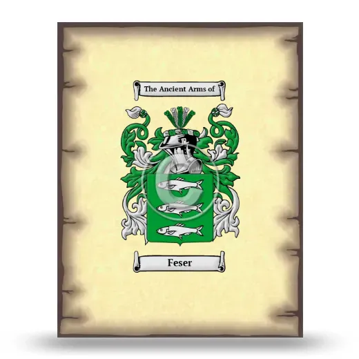 Feser Coat of Arms Print
