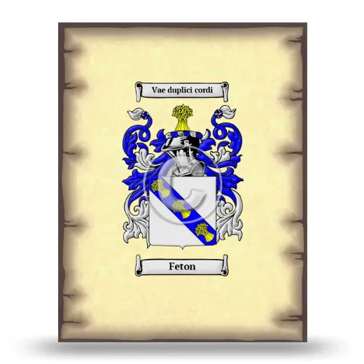 Feton Coat of Arms Print