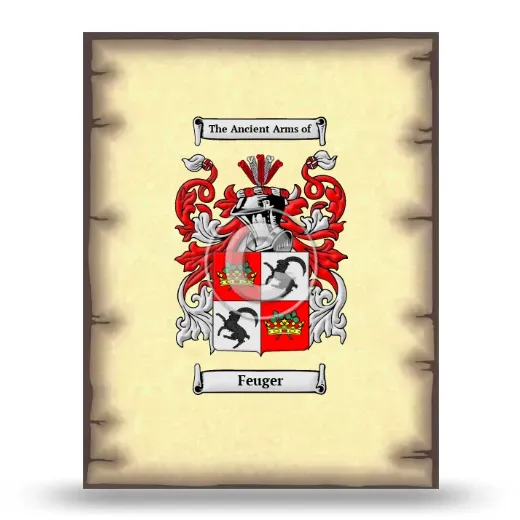 Feuger Coat of Arms Print