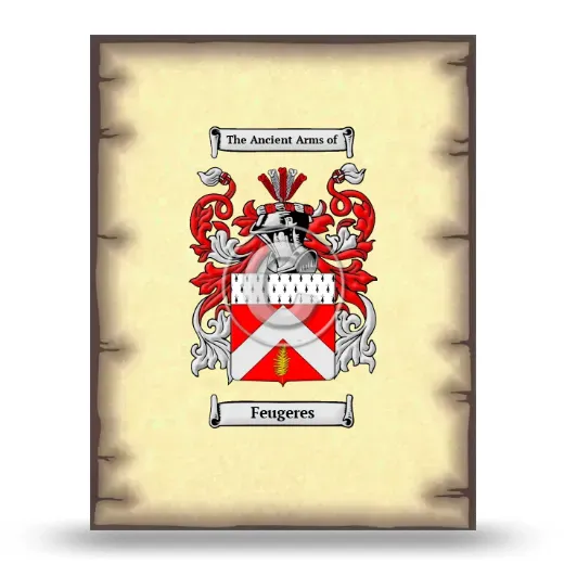 Feugeres Coat of Arms Print