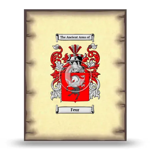 Feur Coat of Arms Print