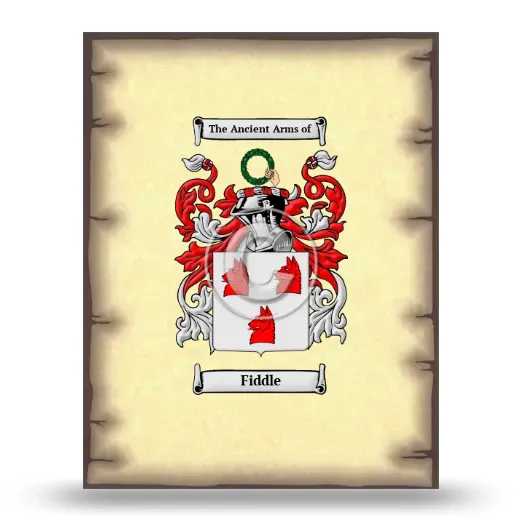 Fiddle Coat of Arms Print