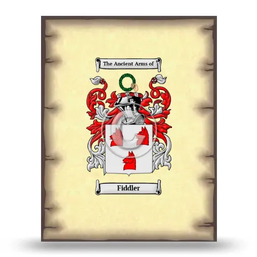 Fiddler Coat of Arms Print