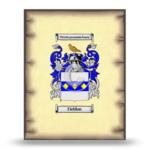 Fieldon Coat of Arms Print