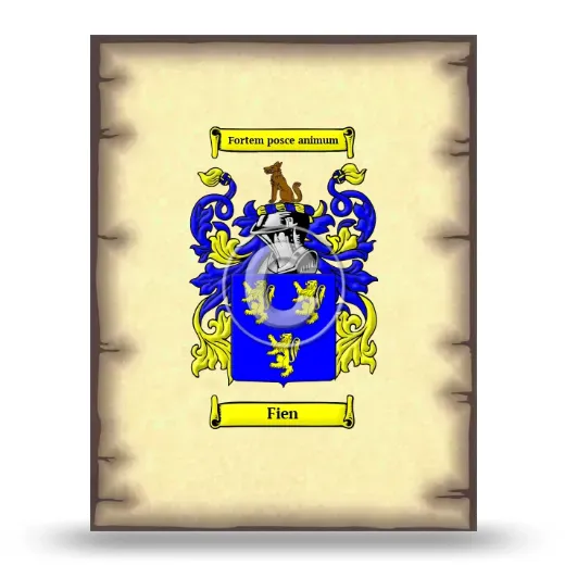 Fien Coat of Arms Print