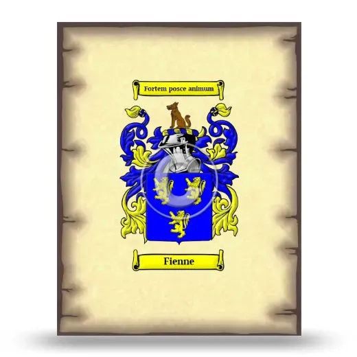Fienne Coat of Arms Print