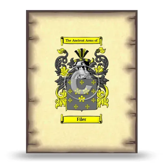 Filer Coat of Arms Print