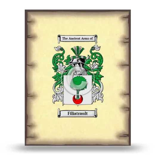 Filiatrault Coat of Arms Print