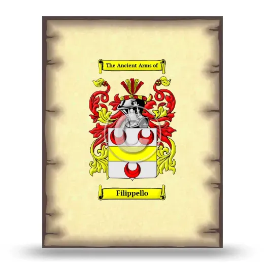 Filippello Coat of Arms Print