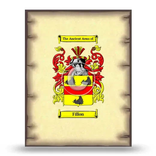 Fillon Coat of Arms Print