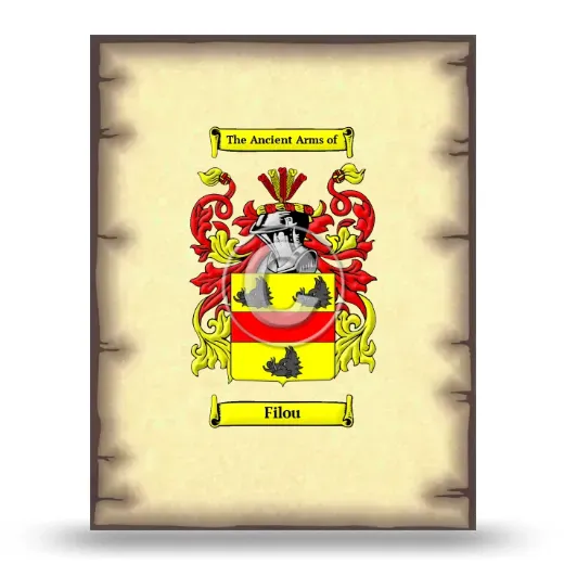Filou Coat of Arms Print