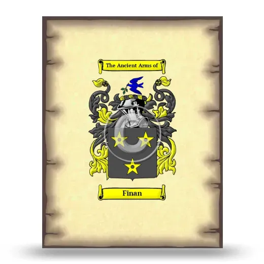 Finan Coat of Arms Print