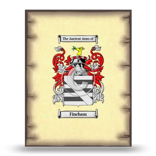 Fincham Coat of Arms Print