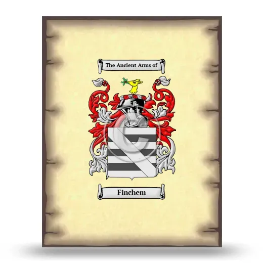 Finchem Coat of Arms Print