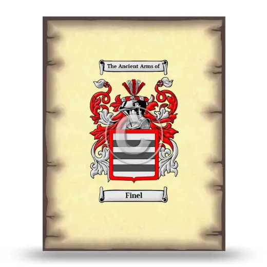 Finel Coat of Arms Print