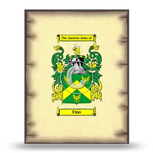 Fino Coat of Arms Print