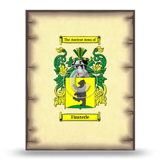 Finsterle Coat of Arms Print