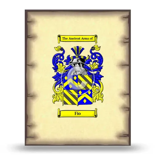 Fio Coat of Arms Print
