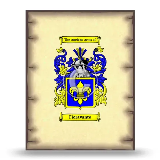 Fioravante Coat of Arms Print