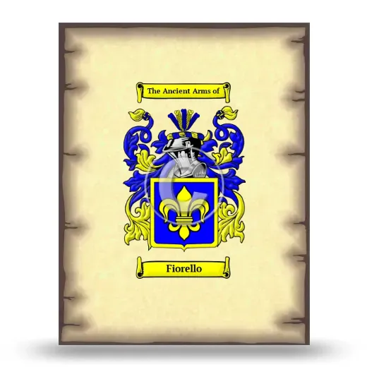 Fiorello Coat of Arms Print