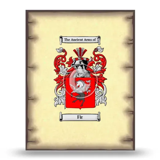 Fir Coat of Arms Print