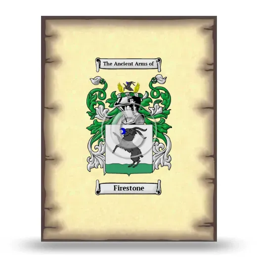 Firestone Coat of Arms Print