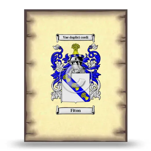 Fiton Coat of Arms Print