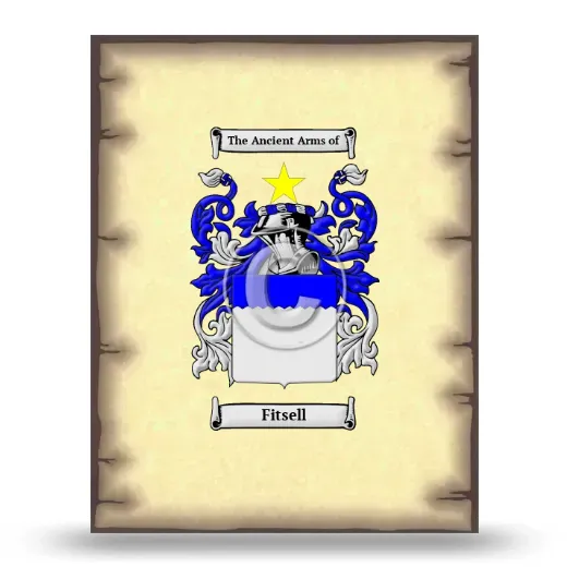 Fitsell Coat of Arms Print