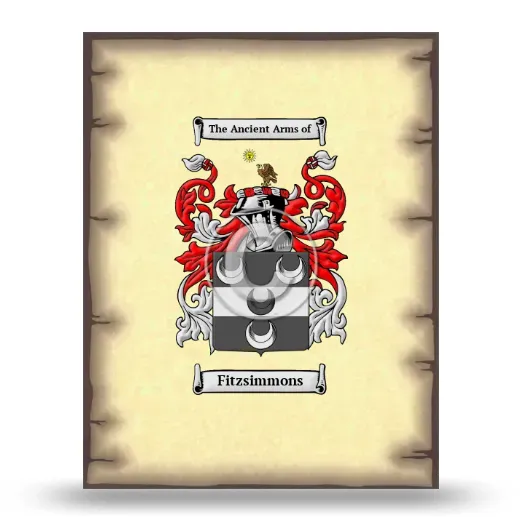 Fitzsimmons Coat of Arms Print