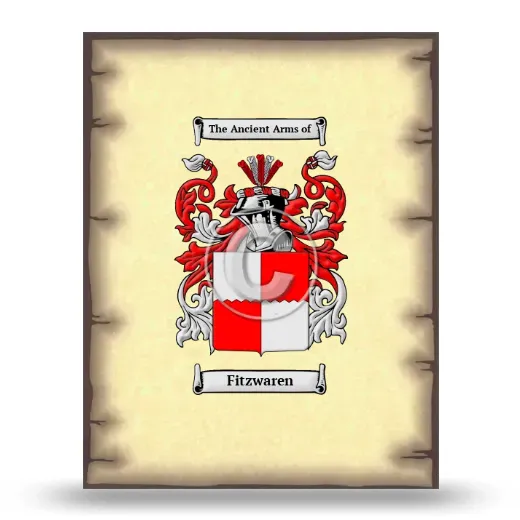 Fitzwaren Coat of Arms Print