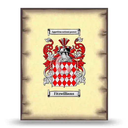 Fitzwilliams Coat of Arms Print