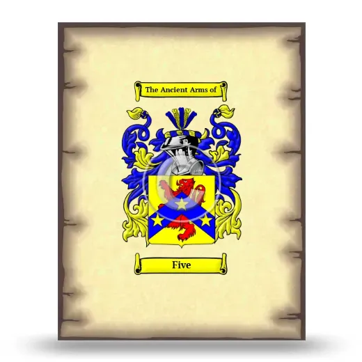 Five Coat of Arms Print