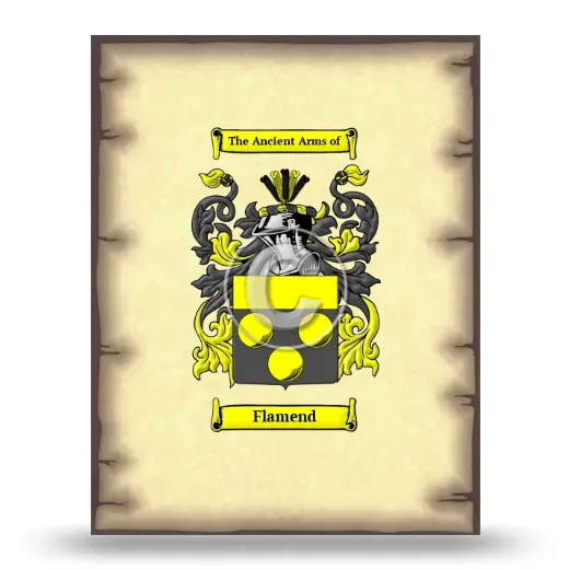 Flamend Coat of Arms Print