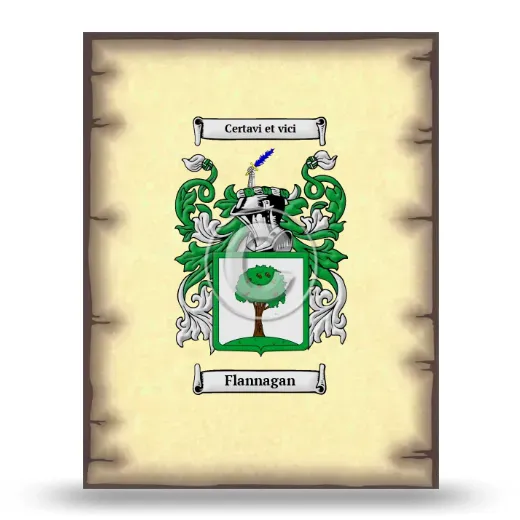 Flannagan Coat of Arms Print