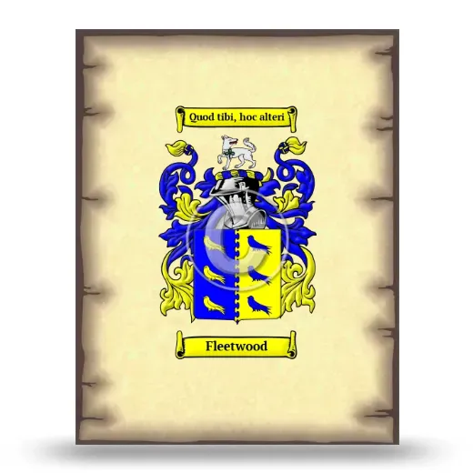 Fleetwood Coat of Arms Print