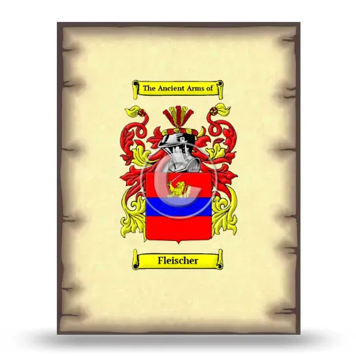 Fleischer Coat of Arms Print