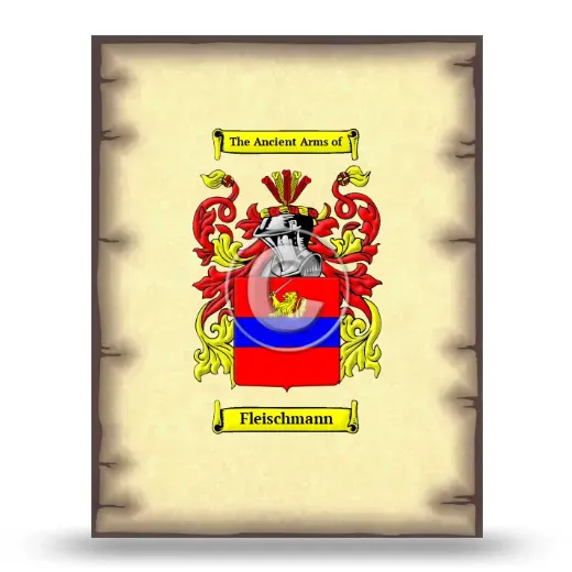Fleischmann Coat of Arms Print