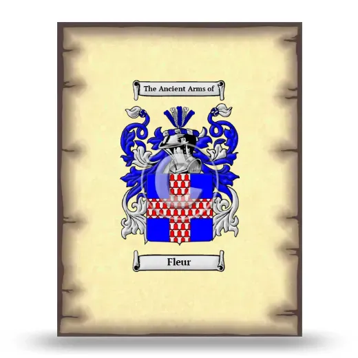 Fleur Coat of Arms Print