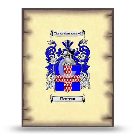 Fleureau Coat of Arms Print