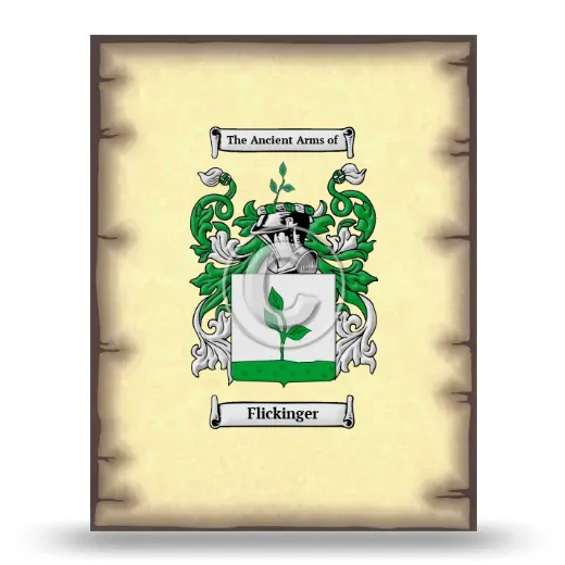 Flickinger Coat of Arms Print