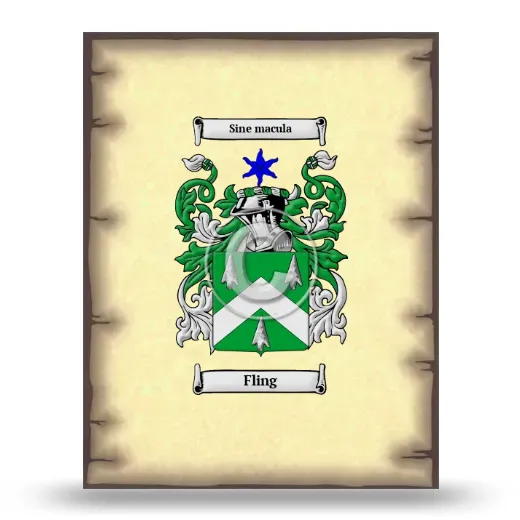 Fling Coat of Arms Print