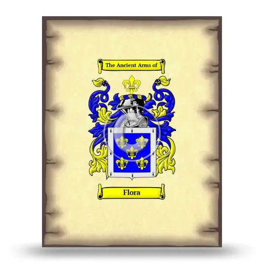 Flora Coat of Arms Print