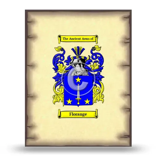 Florange Coat of Arms Print