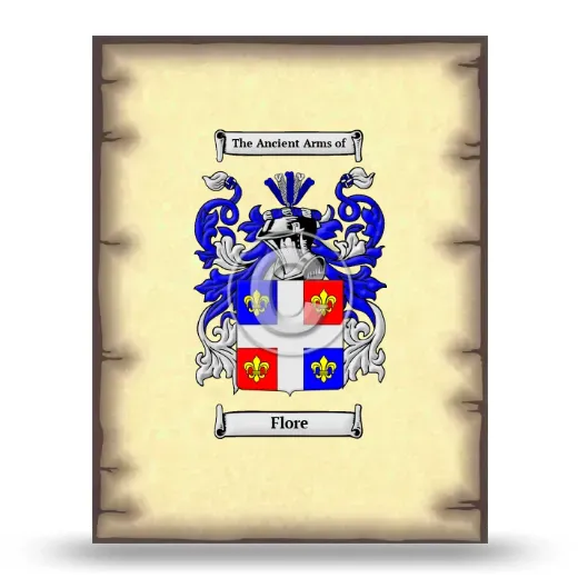 Flore Coat of Arms Print