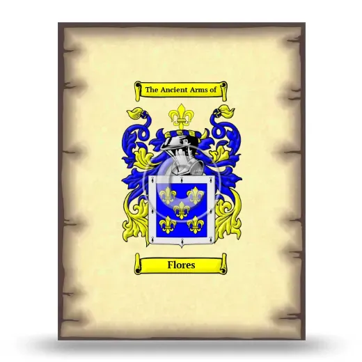 Flores Coat of Arms Print