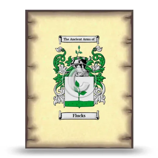 Flucks Coat of Arms Print
