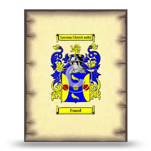 Foard Coat of Arms Print