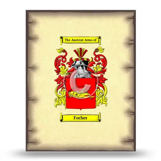 Focher Coat of Arms Print