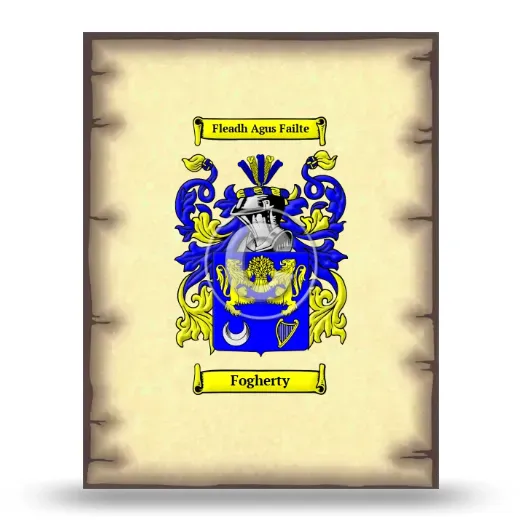 Fogherty Coat of Arms Print